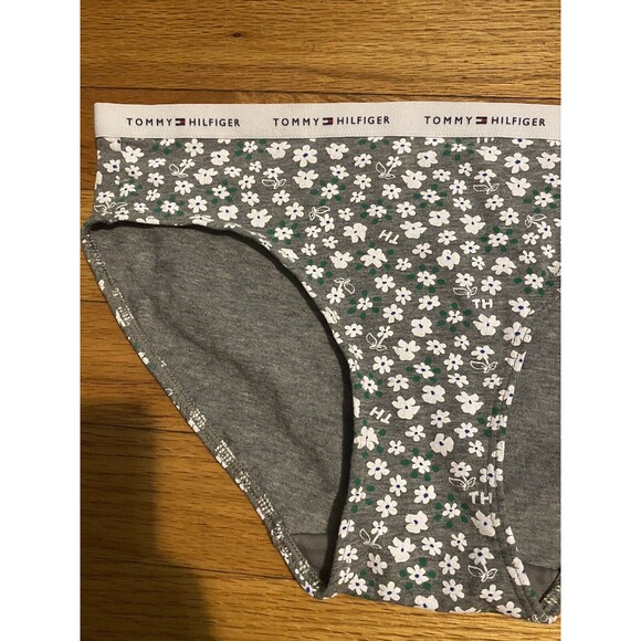 TOMMY HILFIGER WOMEN'S Floral Bikini PANTY with Signature Band, SIZE S - Picture 2 of 2